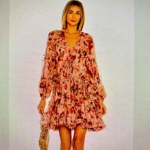 Zimmermann Dress Floral Pink